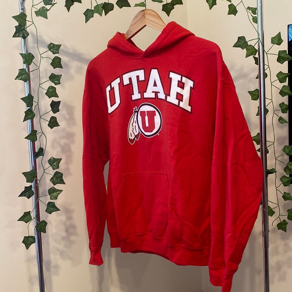 Red “Utah” hoodie Women’s size Medium